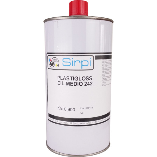 Thinner Ink screen printing ECO PLASTIGLOSS 900ml