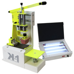 Machine de tampographie + Insoleuse UV + Kit encre